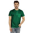 thumbnail image 1 of Inkmeso Solid Henley T-Shirt For Mens Cotton Short Sleeve Tee Shirts Pocket Shirt, 1 of 7