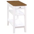 thumbnail image 1 of Convenience Concepts Table d'Appoint/station de Charge American Heritage, Bois/blanc, 1 of 9