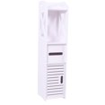 thumbnail image 2 of Petit Meuble de Rangement pour Salle de Bain, Armoire de Rangement Mince pour Papier Toilette pour Chambre, 2 of 7