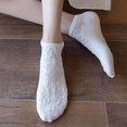 thumbnail image 3 of Ankle Socks Simple Printed - 5 Pairs Soft Cotton Socks Short Socks for Women, 3 of 10