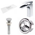 thumbnail image 1 of American Imaginations 32-in. W 1 Hole Ceramic Top Set In White Color - Overflow Drain Incl. AI-24256, 1 of 9