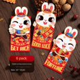 thumbnail image 2 of 6pcs Red Envelopes Spring Festival Lovely Lucky Chinese New Year Packet Money Greetings Paper Cute Pouch Envelope Packing Cartoon Lucky NO5, 2 of 9
