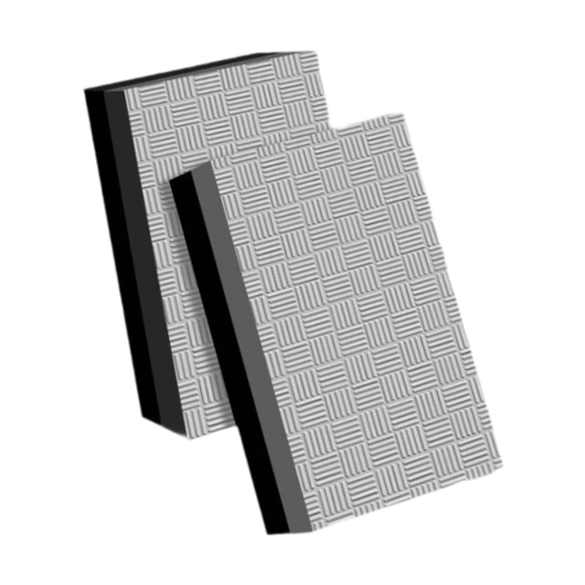 Almencla 2 Pcs Accessoires de Musculation pour Gym Bureau Intérieur Extérieur Noir Gris 50x30x4cm
