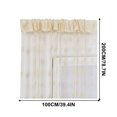 thumbnail image 3 of Dvruxg Rideau d'Entrée avec Porte Brisée et Fil Love en Gaze Douce - Lavable à la Machine, Lumière du Soleil Filtrée, Déco Maison Moderne, 3 of 3
