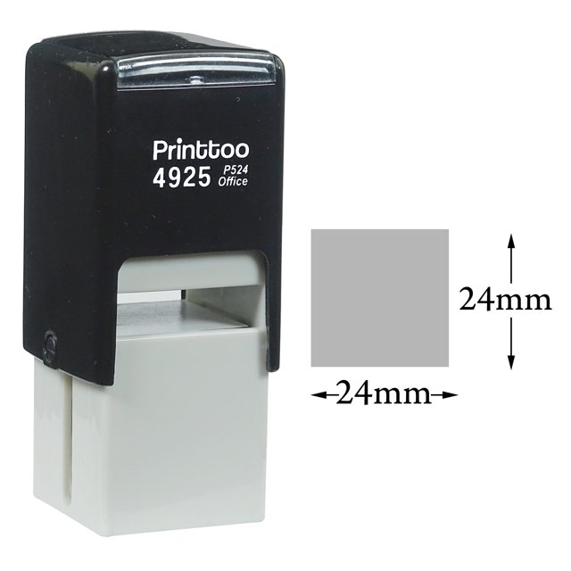 Printtoo Personalized Bird Theme Icons Rubber Stamp Self Inking Stamper 24 mm-Violet