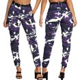 thumbnail image 4 of LSLJS Women's High Waist Jogger Cargo Camouflage Pants for with Matching Belt, 4 of 4