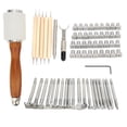 thumbnail image 2 of Leather Sculpture Stamping Tools,Leather Sculpture Stamping Tools Leather Stamp Kits Leather Stamping Tools Convenient Use, 2 of 14