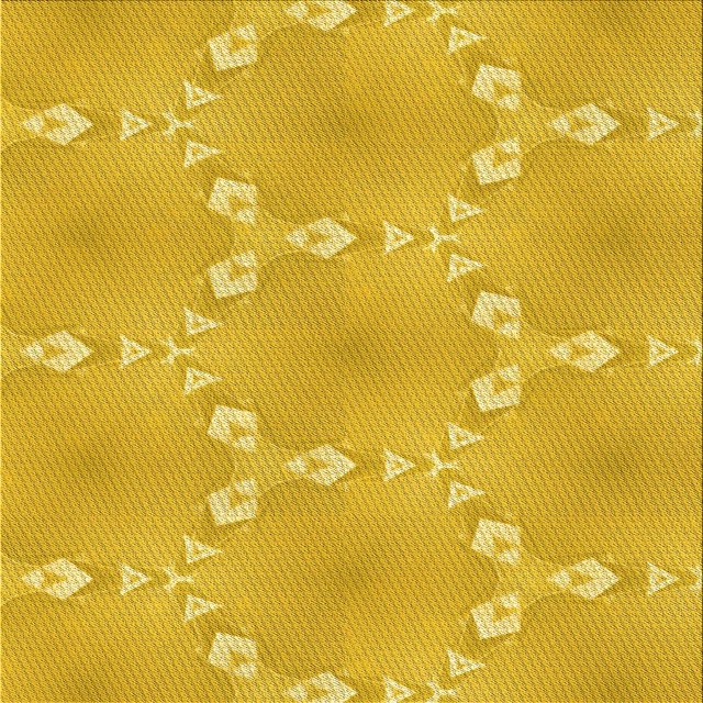 Ahgly Company Tapis d'Intérieur Lavable en Machine Carré Transitionnel Or Jaune, 8 Pieds Carré