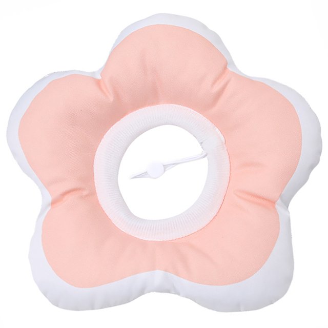 Bangcool Cat Recovery Collar Soft Adjustable Flower Kitten Neck Cone Puppy Surgery Collar