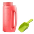 thumbnail image 1 of CHUANK Ice Melt Salt Spreader Handheld Shaker for Lawn Seed  Salt  Ice Melt  Calcium  Deicer Shaker 2 Liter  Adjustable Hole Size  Handy for Fertilizer Lawn Seed Salt to Deice, 1 of 8