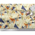 thumbnail image 2 of Soimoi Velvet Fabric Dot,Branches & Triangle Geometric Print Fabric by The Yard 58 Inch Wide, 2 of 3
