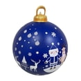 thumbnail image 2 of QIPOPIQ Decorated Inflatable Christmas Outdoor 60CM Ball Giant Christmas Inflatable Ball Christmas Tree Decorations Winter With Lamp Christmas Decoration Gift Clearance New Year, 2 of 6