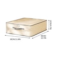 thumbnail image 3 of ZZkhGO Non Woven Storage Bag, Home Down Jacket Classification Partitioned Drawer Box, Foldable Clear Visible Organizer Bag for Closet, Under Bed, Clothing, 3 of 6