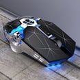 thumbnail image 3 of Maoww Sensitive Button Gaming Mouse Frosted Skid-proof Computer Mice Backlit Laptop Accessaries, Black, Voiced, 3 of 8