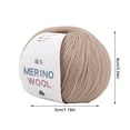 thumbnail image 4 of Vrorvz Premium Hand woven Wool Yarn for Versatile Knitting for Scarves,Hats,Sweaters High Durability and Warmth Soft and Even Texture Wide Color Selection Available, 4 of 4