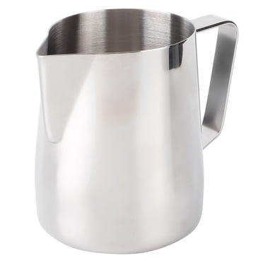 Tasse Pichet à Lait en Acier Inoxydable pour Faire Mousser le Lait, Pichet à Mousser le Lait, pour Maison Café Machines à Espresso Moussoirs à Lait, Latte Art 350 ml