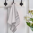 thumbnail image 4 of Todaioua Striped Cotton Towel 13x28 Inches - High Absorbency Bath Beach Towel for Gym, Swimming Pool, Spa Use, Soft Thick Household Bathroom Linens, Multiple Color Options​​, 4 of 7