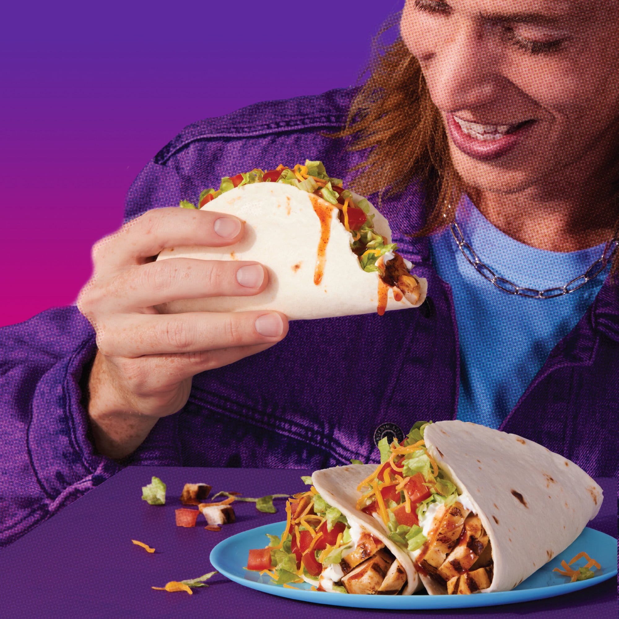 Ensemble À Tacos Fringales Taco Souple, Boîte