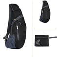 thumbnail image 2 of Men‘S Multiple Compartment Chest Sling Packs Shoulder Cross Body Bag Cycle Day Packs Satchel Backpack, 2 of 6