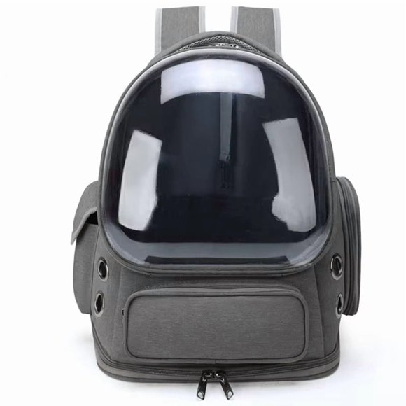 Breathable Cat Backpack Large Space Pet Travel Backpack Transparent Cat Carrier for Hiking Camping Outdoor Travel,A