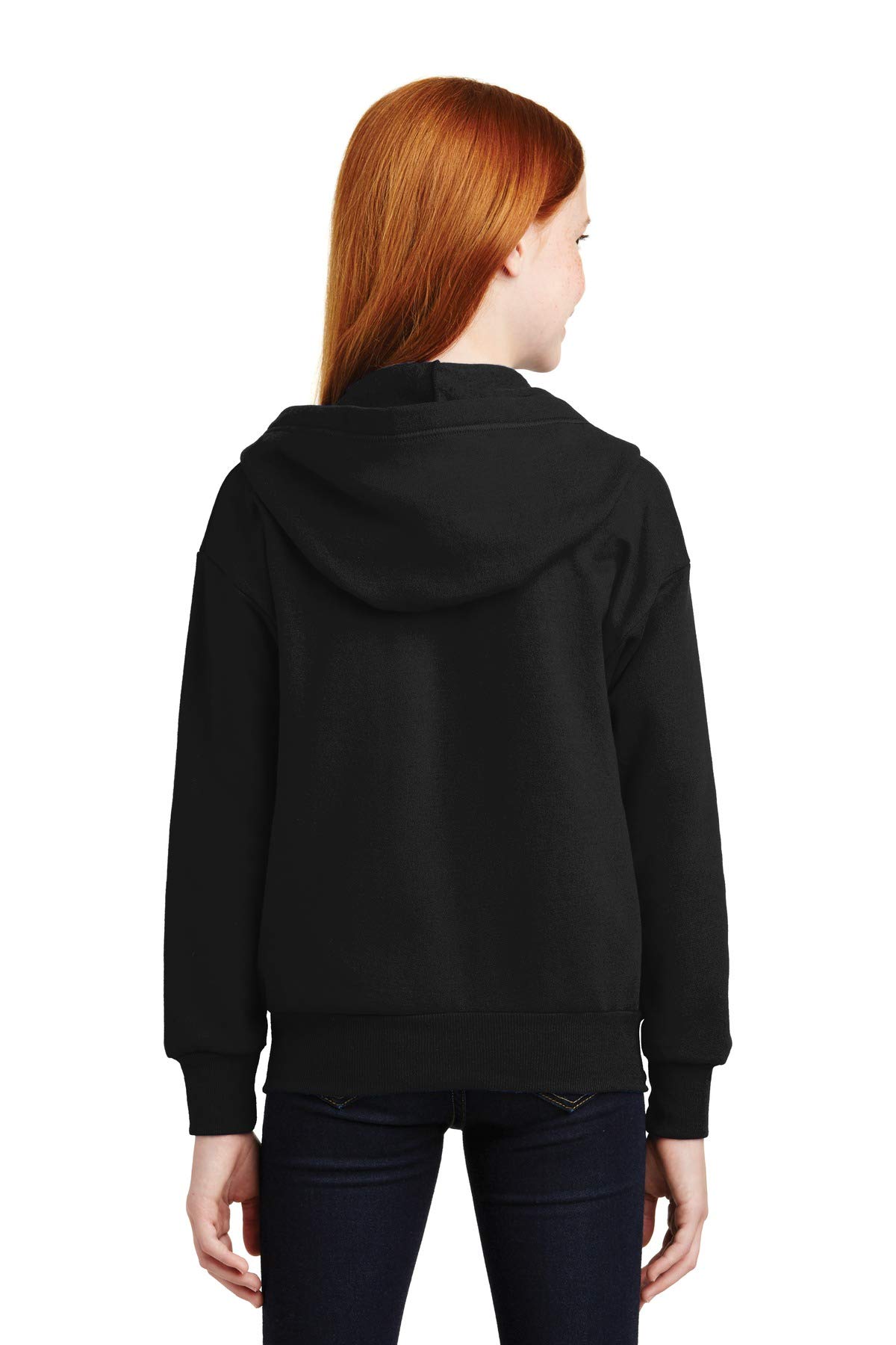 Hanes Girls Comfortblend EcoSmart Full-Zip Hooded Sweatshirt