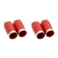 thumbnail image 1 of relayinert 2 Pieces Professional Wear-resistant Bakelite Clarinet Two Section Tuning Tube Metal Ring B Flat Clarinet Good Sealing Red 2Set, 1 of 6
