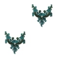 thumbnail image 3 of maskred Beautiful And Easy To Rhinestones Applique Sew On Beads Trim Patches Versatile Beautiful And Elegant white 2Set, 3 of 6