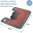 thumbnail image 2 of Instant Relief Weighted Heating Pad for Neck and Shoulder with Auto Shut-Off, Ergonomic Heated Wrap, Large Size, Perfect Gift for Back Pain and Stiffness, 2 of 4