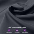 thumbnail image 4 of PURPLE LEAF Parasol Déporté Rond de 10 Pi pour Terrasse Extérieure, Grand Parasol Suspendu, Parasol en Aluminium avec Rotation à 360°, Parasol de Jardin et de Piscine Ajustable, Gris, 4 of 8