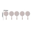 thumbnail image 3 of 5-Pack Adhesive Wall Hooks For Bathroom And Kitchen - No-Drill Damage- Installation - Strong Adhesive 360 Rotation - Ideal For Hanging Towels Utensils, 3 of 6