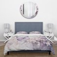 thumbnail image 3 of Designart "Purple Butterfly captivate Flight II" Animals Bedding Covert Set - Butterfly Purple Children's Art Bed Set With 1 Sham, 3 of 6