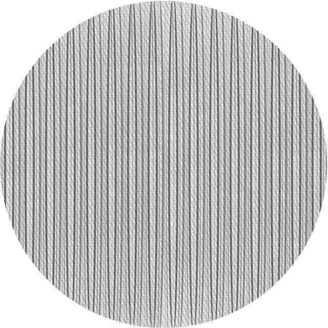 Ahgly Company Tapis de Zone Rond Gris Transitionnel pour Intérieur Lavable à la Machine, 3 Pieds Rond