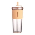 thumbnail image 1 of Gobelet de Voyage en Acrylique 700 ml pour Verre et Bouteille avec Couvercle, Isolé, Double Paroi, Tasse Réutilisable, Transparent, Contenant de Boisson Portable, 1 of 6