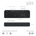 thumbnail image 2 of Boîte Ouverte - Logitech MX Keys S Combo Clavier et Souris Sans Fil avec Repose-Paume - Noir, 2 of 4