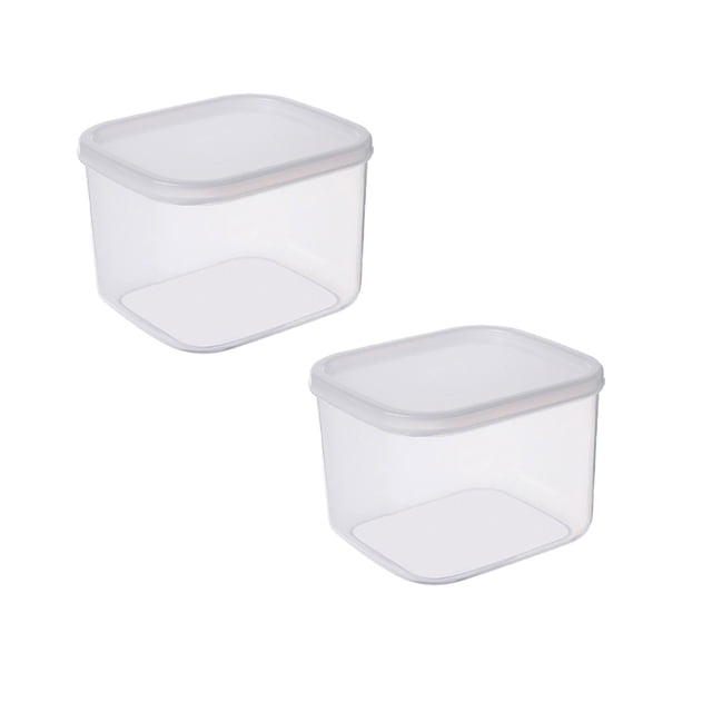 Oleegame 2PC Kids Snack Boxes For School Kitchen Refrigerator Organizer Refrigerator Airtight Storage Box With Lid Food Container