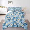 thumbnail image 2 of Erosebridal Chic Daisy Blossoms Bedding Comforter Set, Spring Garden Down Comforter, Flower Floral Room Decorative Lightweight 2 Pieces, 2 of 8