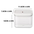 thumbnail image 3 of DcGZvy Cereal Storage Airtight Flour Container, Kitchen Seasoning Organizer, Airtight Storage Containers with Lids(500ml), 3 of 8