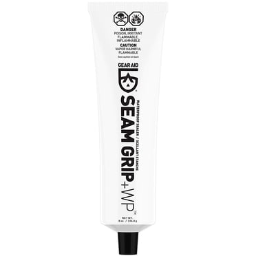 GEAR AID Seam Grip WP Waterproof Sealant and Adhesive for Tents and Outdoor Fabric, Clear, 8 oz