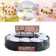 thumbnail image 4 of Battery Operated Rotary Turntable Macaron Cupcake Stand 10 Tray Pastries Dessert Black, 4 of 8