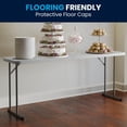 thumbnail image 3 of Flash Furniture Granite White Plastic Folding Training Table, 3 of 9
