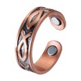 thumbnail image 2 of TopLLC Pure Antique Copper Magnetic Energy Ring Creative Personalized Magnetic Open Ring Ring Bracelet, 2 of 3