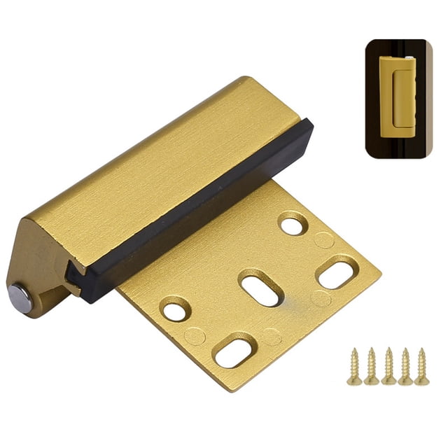 High Strength Indoor Door Locking Clip with Soundproof Padding for Enhanced Home Security and Easy No Drill Installation