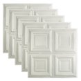 thumbnail image 1 of Great Lakes Tin Ceiling Tiles 2ft x 2ft 5 Pack Gloss White, 1 of 6