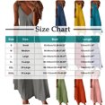 thumbnail image 3 of LOVZFMLL Robes d'Été pour Femmes 2025 Décontractées Amples à Bretelles Spaghetti à Col en V Robes Maxi Évasées Fluides de Plage Vacances Robes d'Été Rose P, 3 of 6