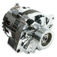 thumbnail image 1 of 130A Universal Serpentine High Output Alternator, Chrome, 1 of 1