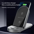 thumbnail image 4 of Wireless Phone Charger Three in One Wireless Charger Fast Charging 15W Mobile Phone Foldable Vertical Wireless Charging Fast Wireless Charger, 4 of 8