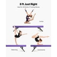 thumbnail image 4 of VEVOR Poutre de Balancement Réglable pour Enfants, Poutre de Gymnastique de 8 Pi, Poutres de Sol Hautes et Basses de 5 Hauteurs Réglables, 4 of 9