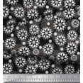 thumbnail image 2 of Soimoi Poly Georgette Fabric Floral Mandala Printed Fabric 1 Yard 52 Inch Wide, 2 of 3