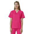 thumbnail image 1 of Core by Maevn Women's V-Neck Solid Scrub Top, 1 of 1