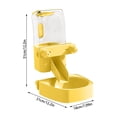 thumbnail image 3 of REK Automatic Pet Feeder For Cats Dogs Rabbits 65° Tilt Design Freshness Lock Knob Adjustable Indoor Pet Food Dispenser Durable PET Material Easy To Use, 3 of 3